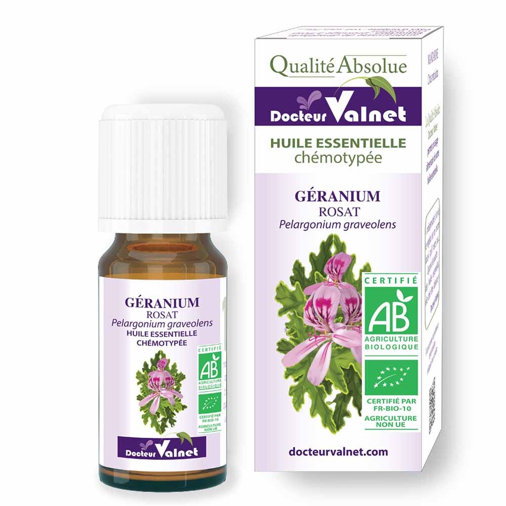 Dr. Valnet Dr Valnet Organic Geranium Rosat Essential Oil 10ml (0.34fl oz)
