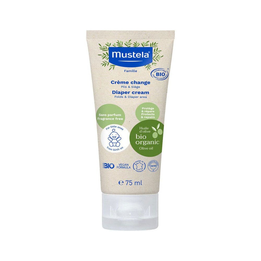 Mustela Fragrance-Free Organic Nappy Change Cream from Birth 75ml