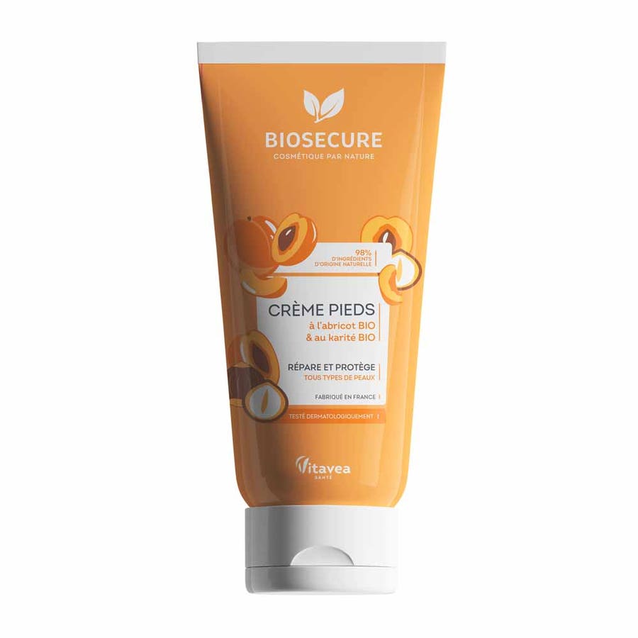 Bio Secure Shea butter foot cream tous types de peau 100ml (3.38 fl oz)
