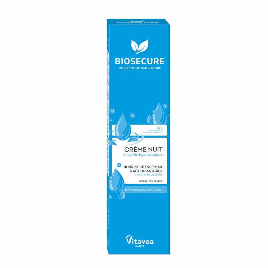Bio Secure Hyaluronic acid night cream tous types de peau 50ml (1.69 fl oz)