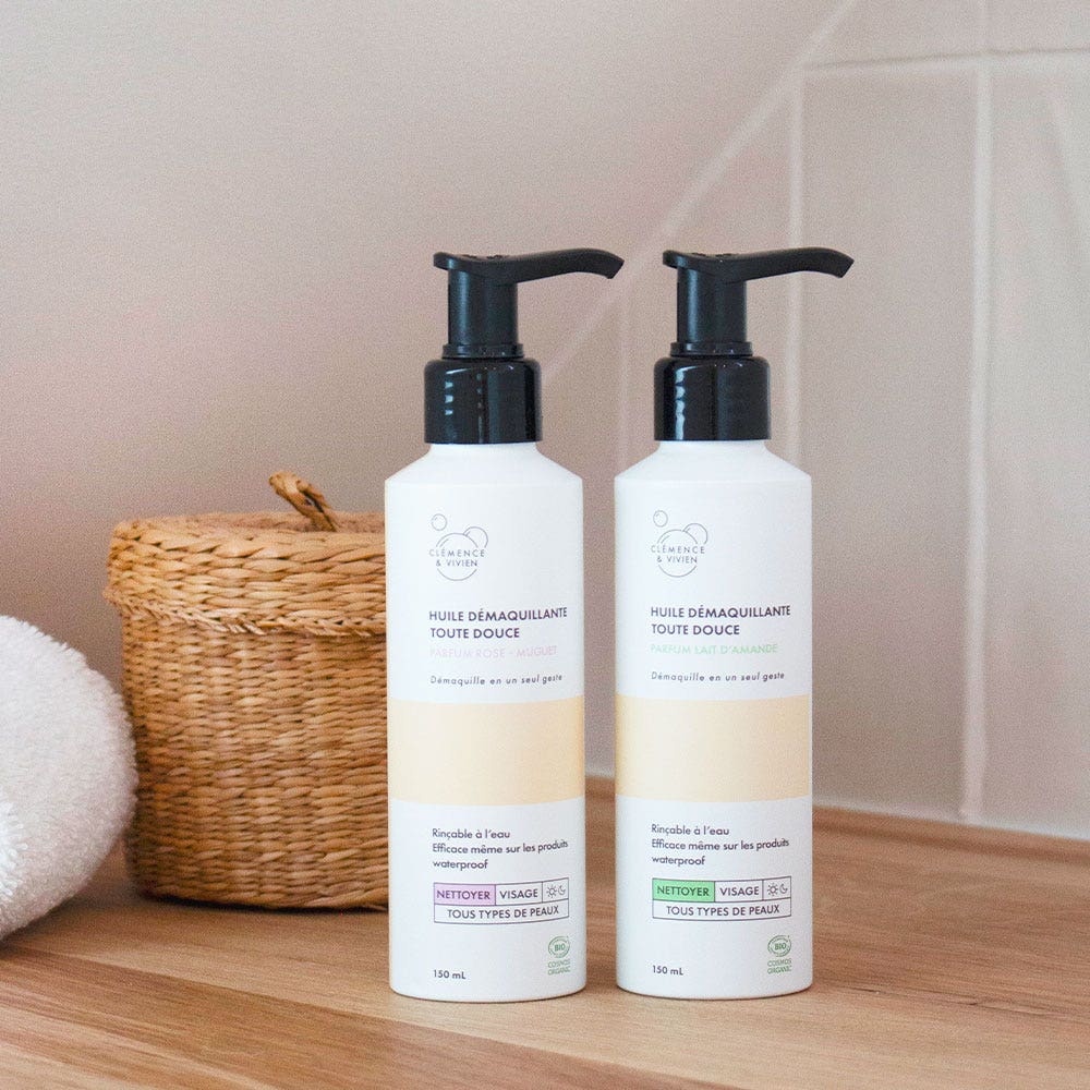 Clemence&Vivien Gentle cleansing oil almond milk fragrance 150 ml (5.07fl oz)
