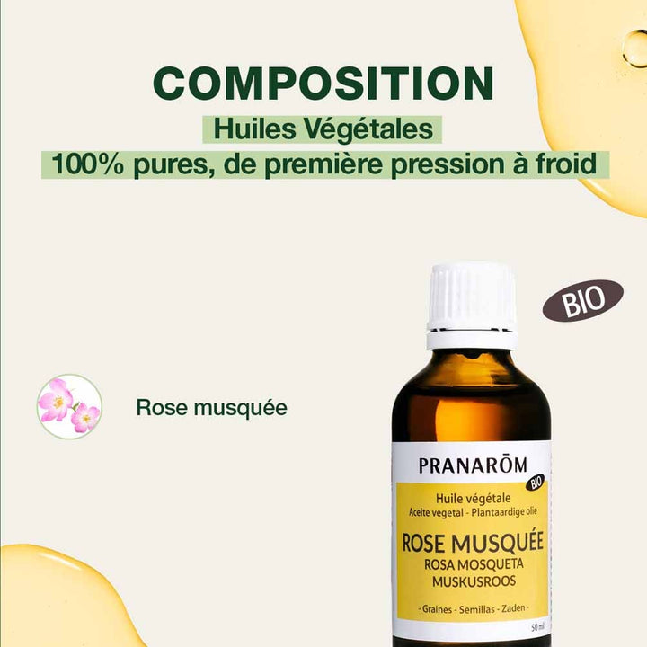 Pranarm Plant oils Rose Musk Plant Oil 50ml (1.69fl oz)