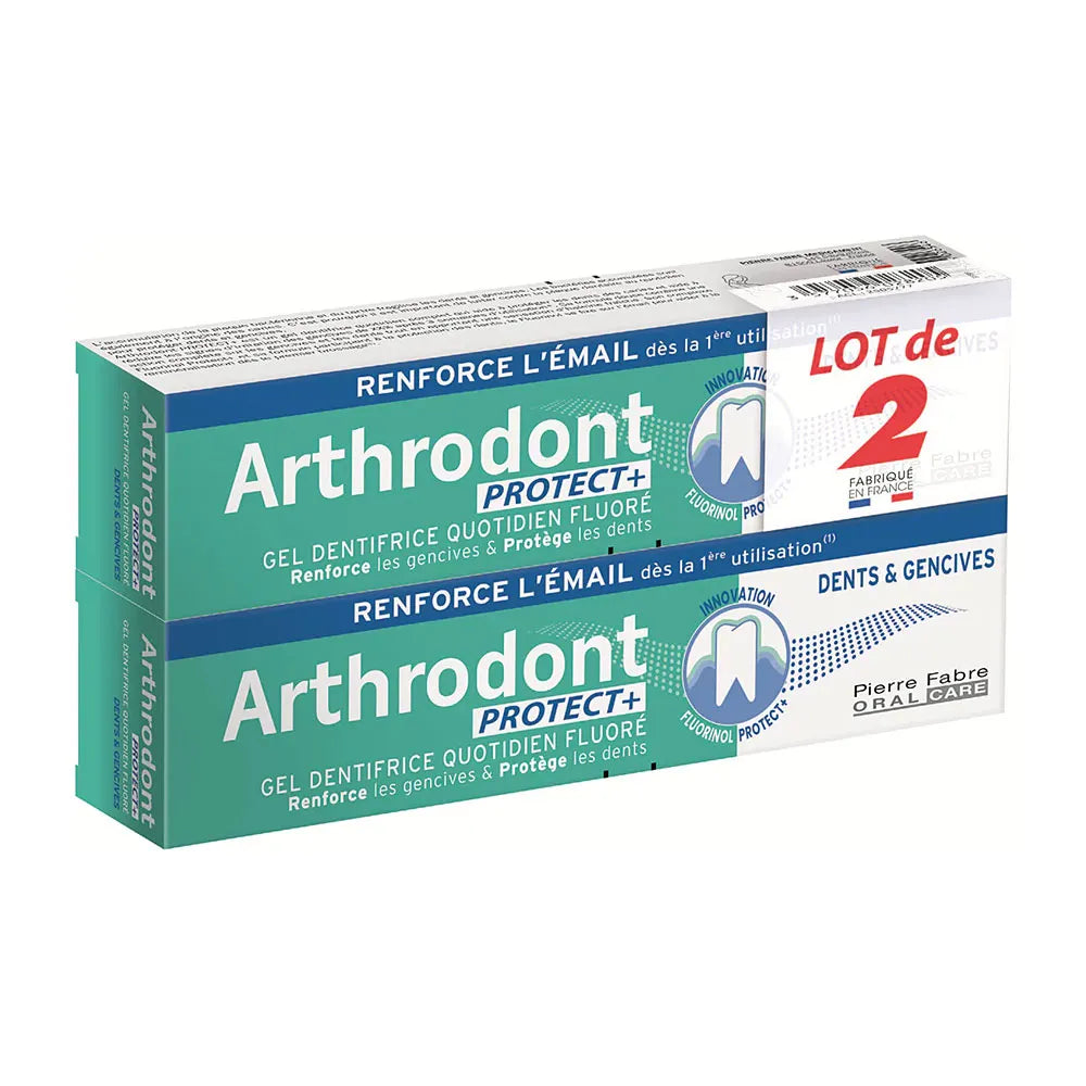 Arthrodont Fluoride Toothpaste Teeth & Gum Protection 75ml x2 (2.53fl oz x2)