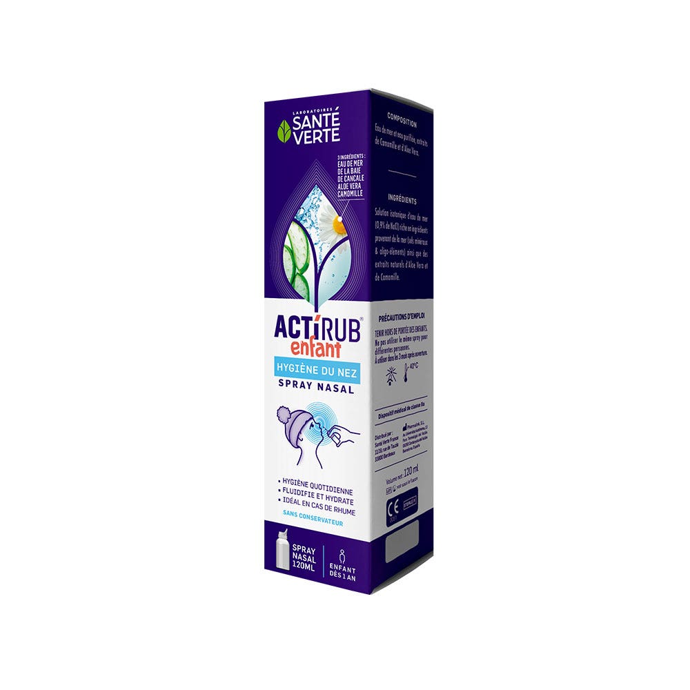 Sante Verte ActiRub Children's nasal spray nasal hygiene 120 ml (4.06fl oz)