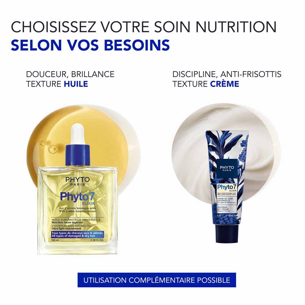 Phyto Paris Phyto7 Universal day cream for all dry hair types 100 ml (3.38fl oz)
