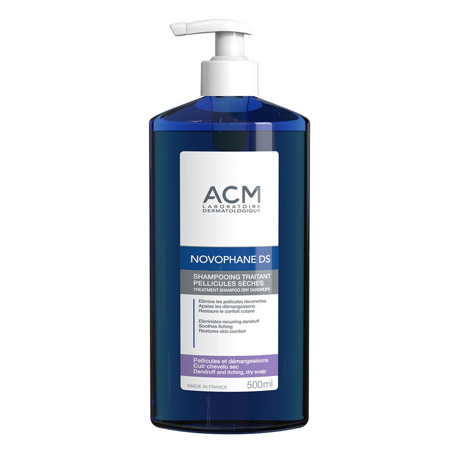 Acm Novophane Ds Treating shampoo dry scalp 500ml (16.91 fl oz)
