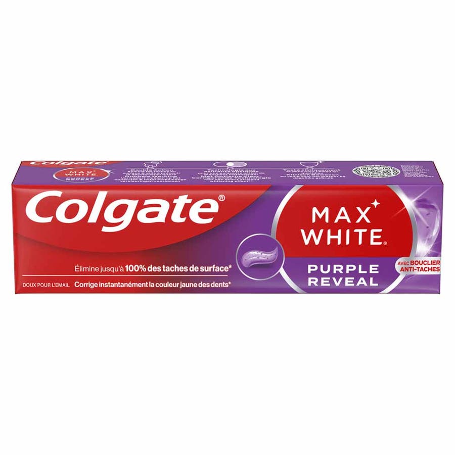 Colgate Max White Violet anti-stain toothpaste 75ml (2.54 fl oz)