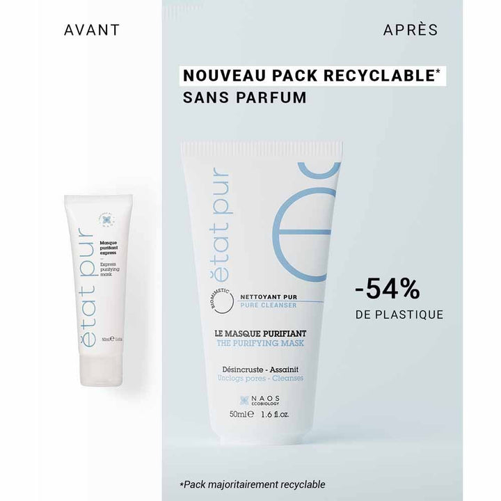 Etat Pur Pure cleansers Face Purifying Masks Désincruste et Assainit 50ml (1.69fl oz)