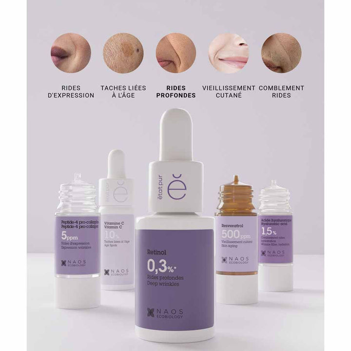 Etat Pur Pure Active Ingredients Retinol 0.3% Deep wrinkles, sagging skin 15ml (0.50fl oz)