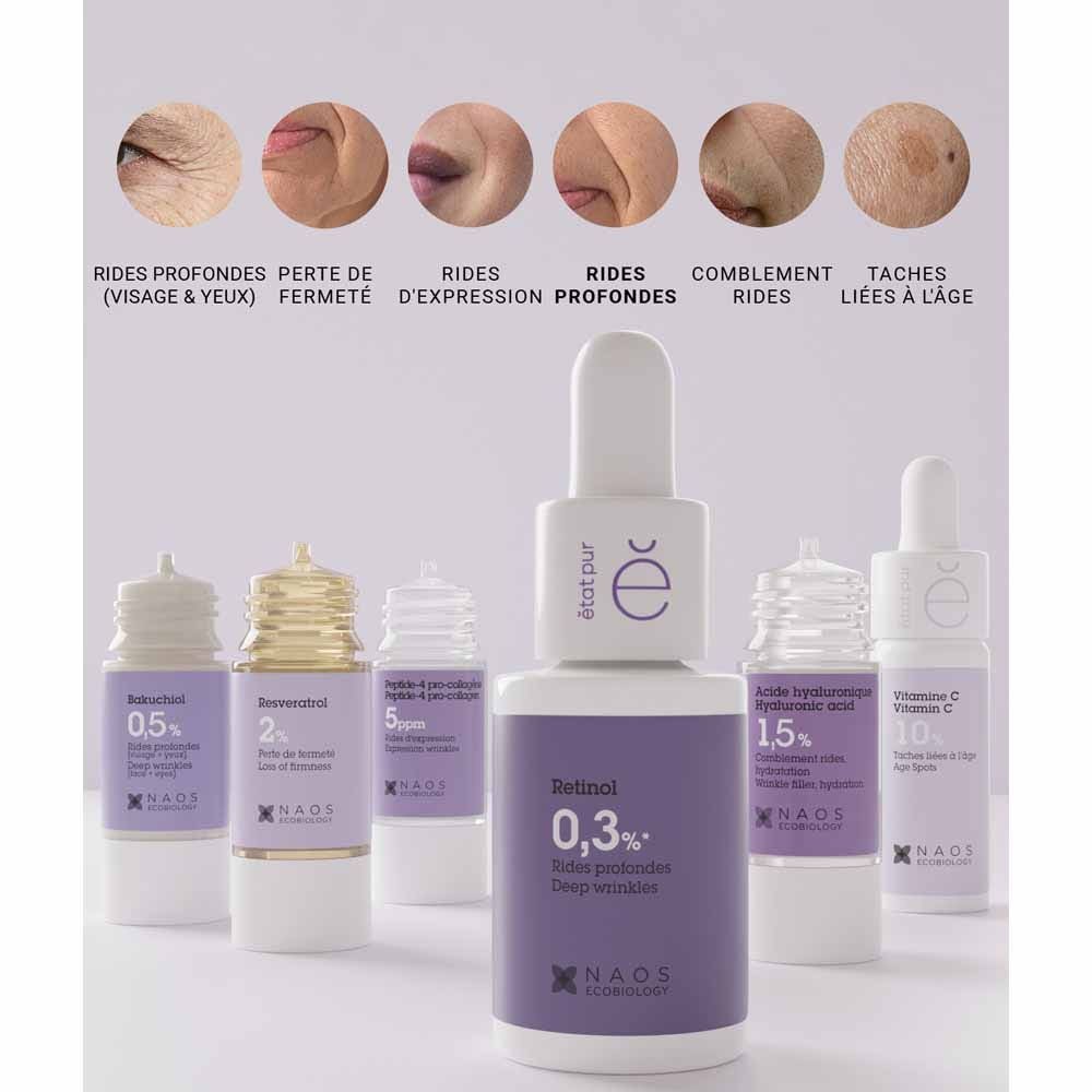 Etat Pur Pure Active Ingredients Retinol 0.3% Deep wrinkles, sagging skin 15ml (0.50fl oz)