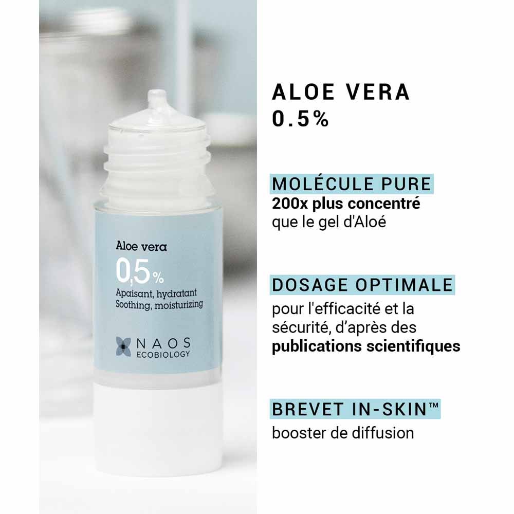 ETAT PUR PURE ALOE VERA INGRÉDIENTS ACTIVES POUR LA PEAU DÉSHYDRÉE 15 ML (0,50FL OZ)