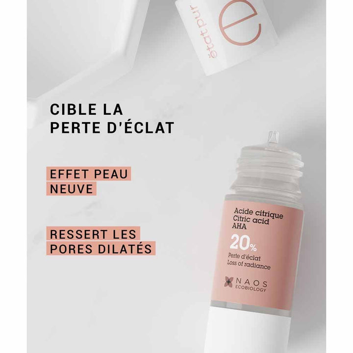 ETAT PUR PURE PURS ACTIVEMENTS ACIDE CITRIC - AHA RENOUVELLAGE DE LA VILLE 15 ML (0,50FL OZ)