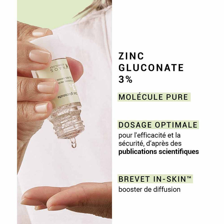 ETAT PUR PURE GLUCONATE DE ZINC ACTIVE POUR LE SÉBUM excessive dans la peau sujette à l'acné 15 ml (0,50fl Oz)