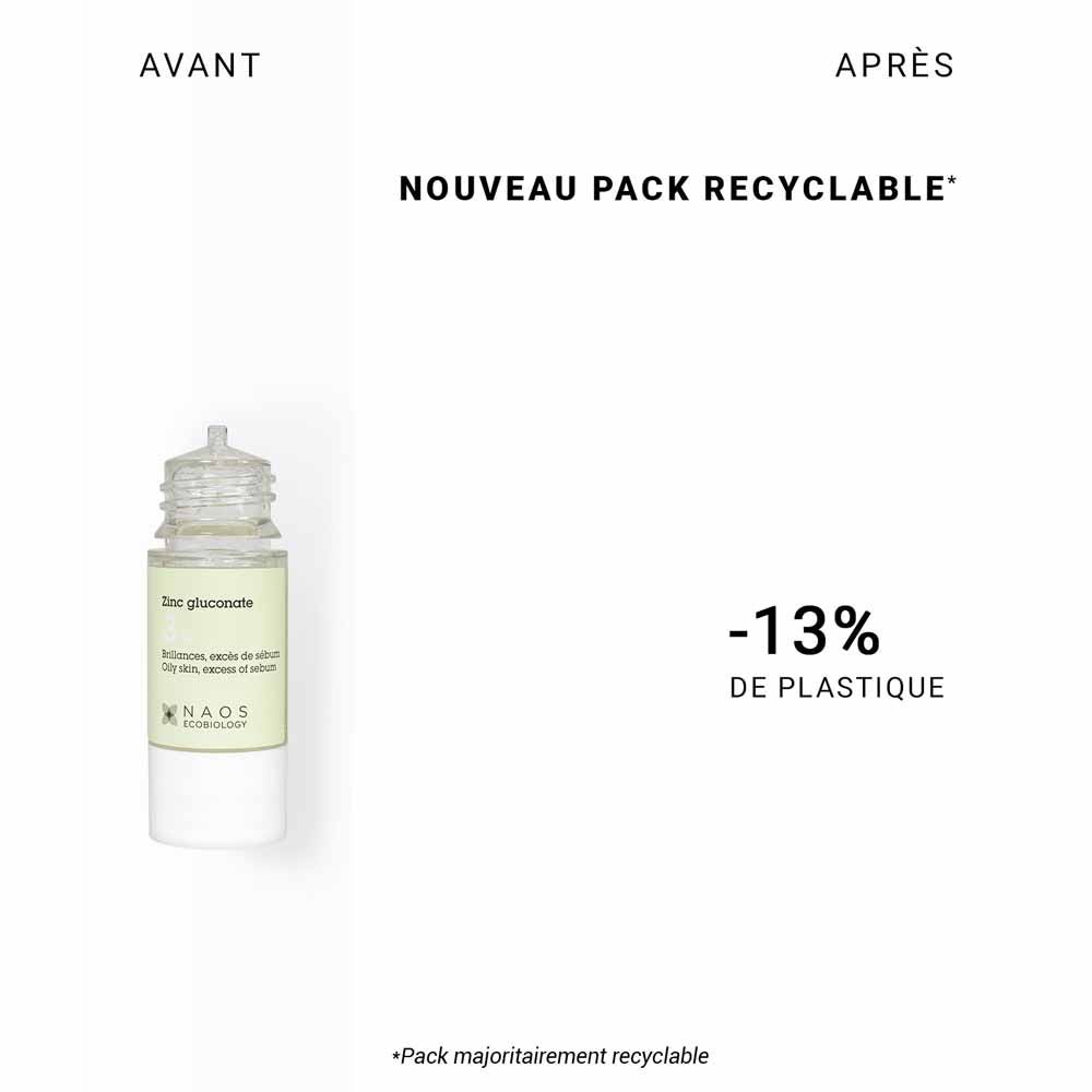 ETAT PUR PURE GLUCONATE DE ZINC ACTIVE POUR LE SÉBUM excessive dans la peau sujette à l'acné 15 ml (0,50fl Oz)