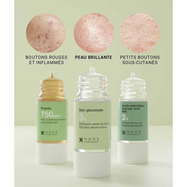 ETAT PUR PURE GLUCONATE DE ZINC ACTIVE POUR LE SÉBUM excessive dans la peau sujette à l'acné 15 ml (0,50fl Oz)