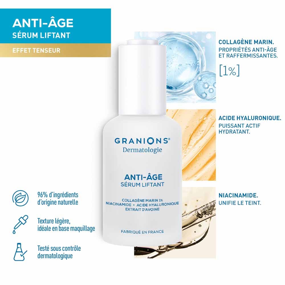 Granions Dermatology Lifting anti-ageing serum 30 ml (1.01fl oz)