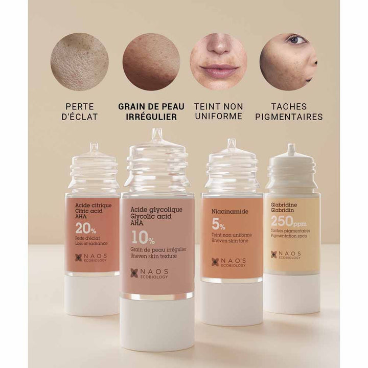 Etat Pur Pure Active Ingredients 10% glycolic acid Loss of radiance and hyperpigmentation Peeling 15ml (0.50fl oz)