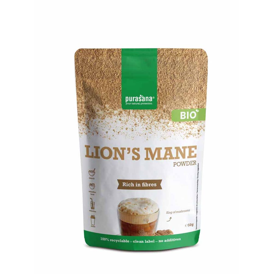 Purasana Lion's Mane powder 50g (1.76 oz)
