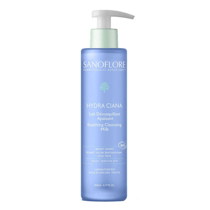 Sanoflore Hydra Ciana Soothing organic cleansing milk 200 ml (6.76fl oz)