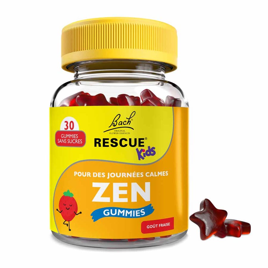 Rescue Kids gummies strawberry flavour 30 gummies – FrenchBeautyHub