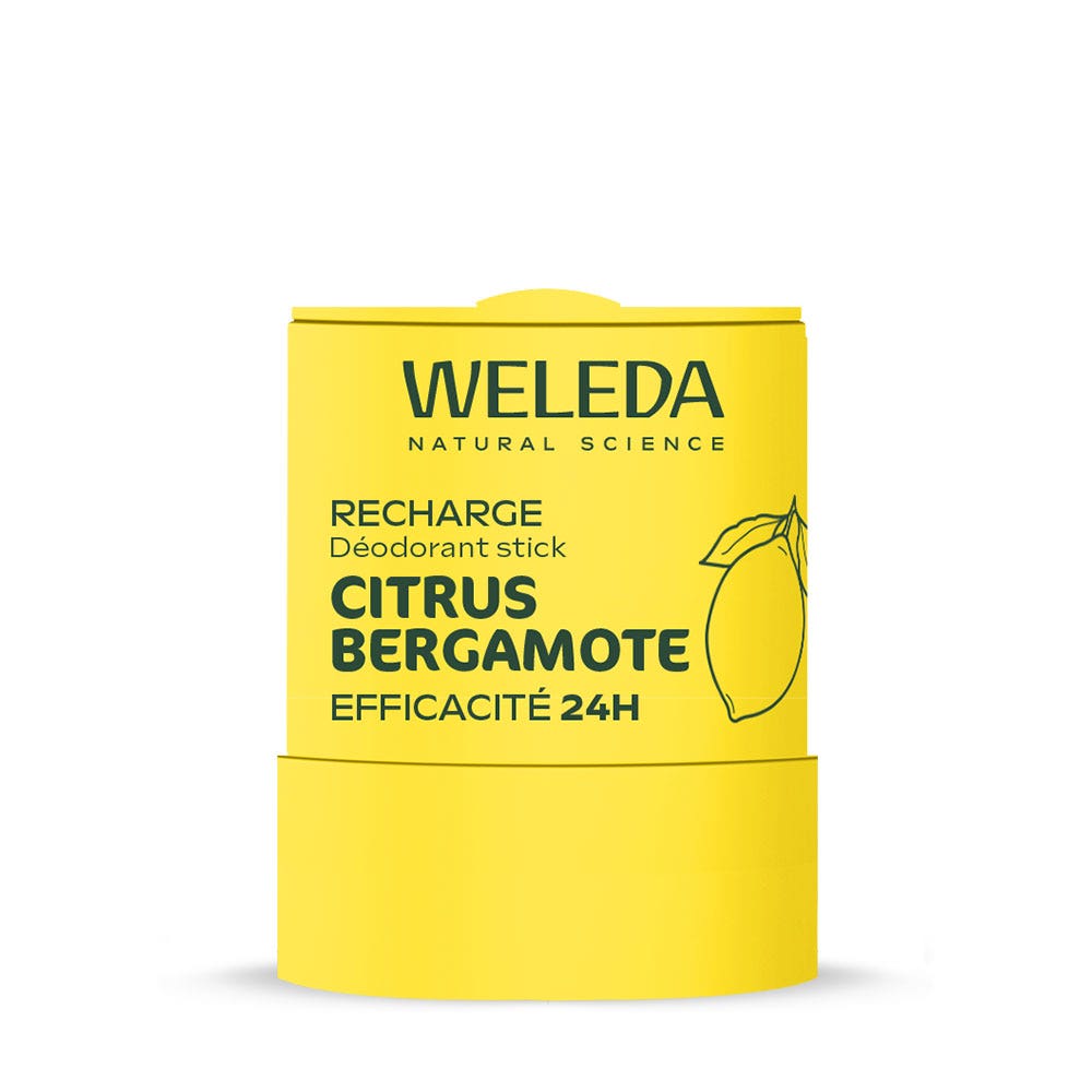 Weleda Citrus bergamot deodorant stick refill 50 g (1.76oz)