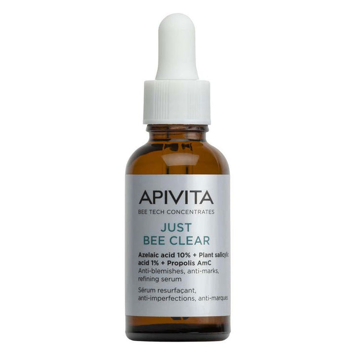 Apivita Just Bee Clear Sérum resurfaçant pour imperfections et marques 30ml