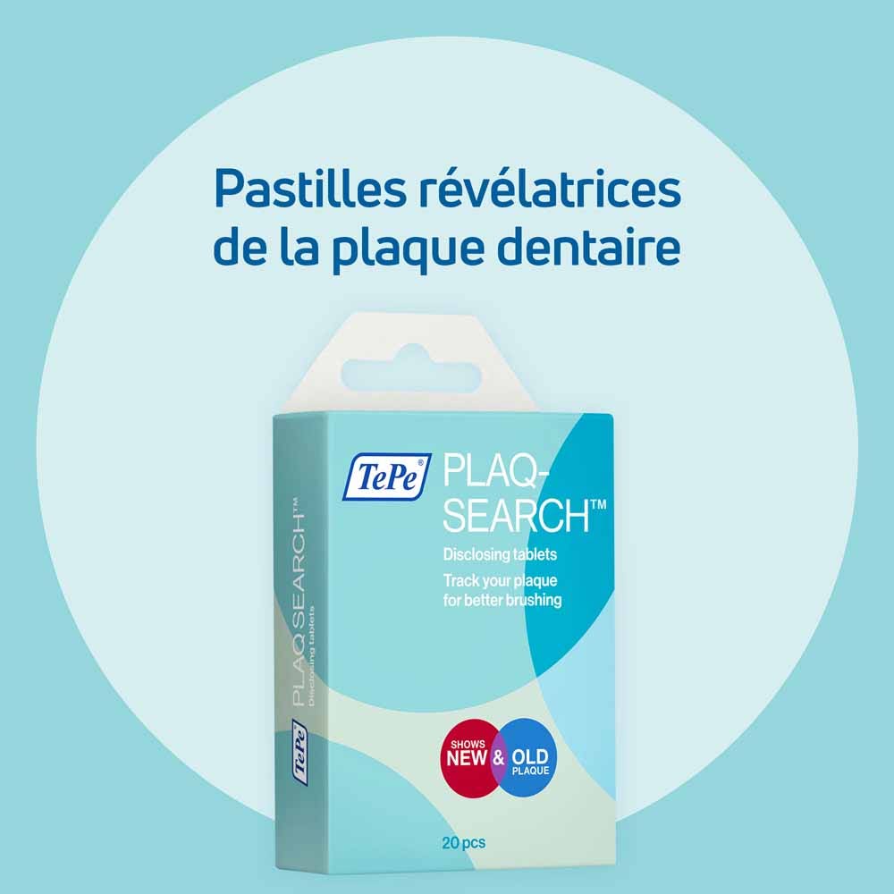 TePe PlaqSearch™ Dental Plaque Revealing Chewing Paste x12