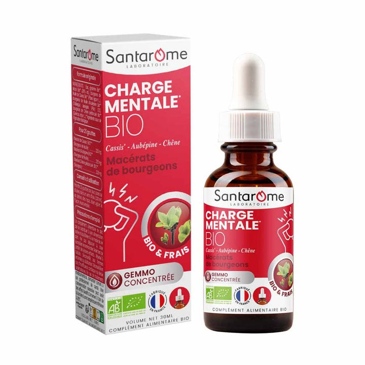 Santarome Gemmo منقوع براعم عضوي للعبء الذهني 30ml