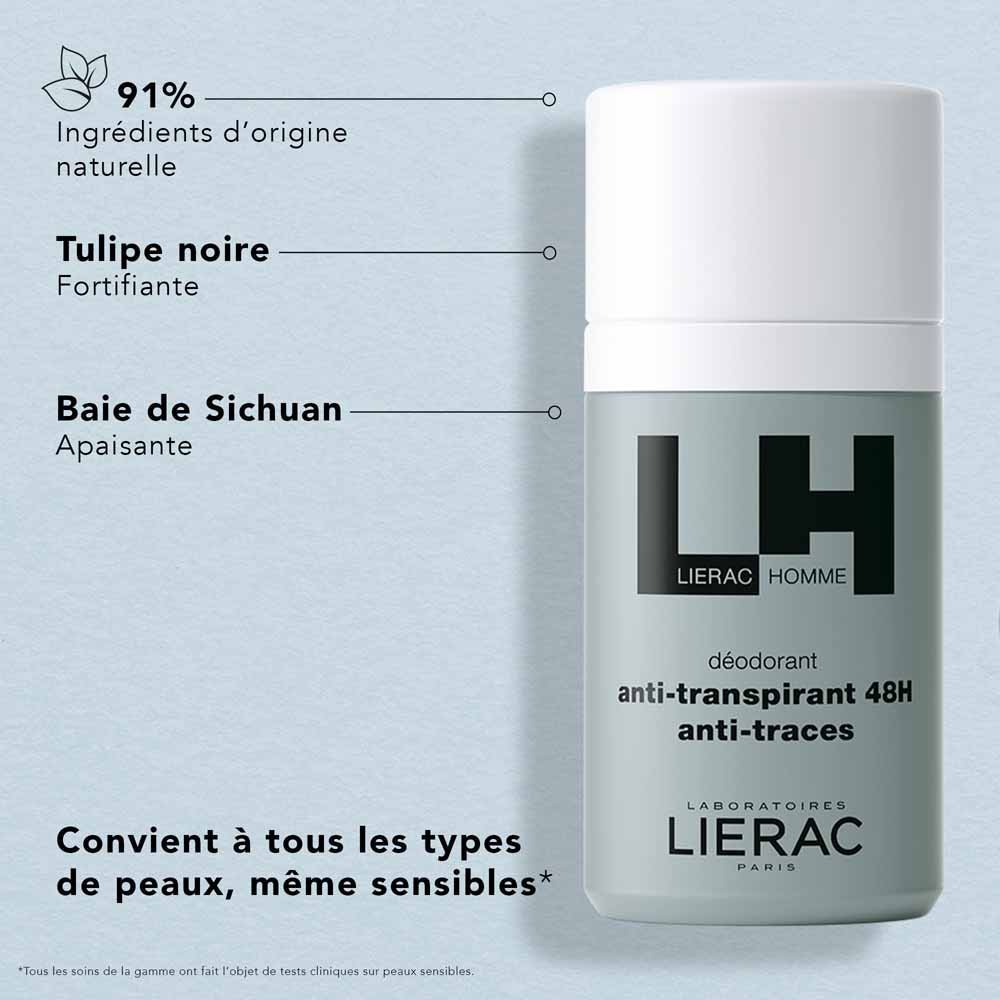 Lierac Man Father's day gift set with anti-ageing fluid + deodorant