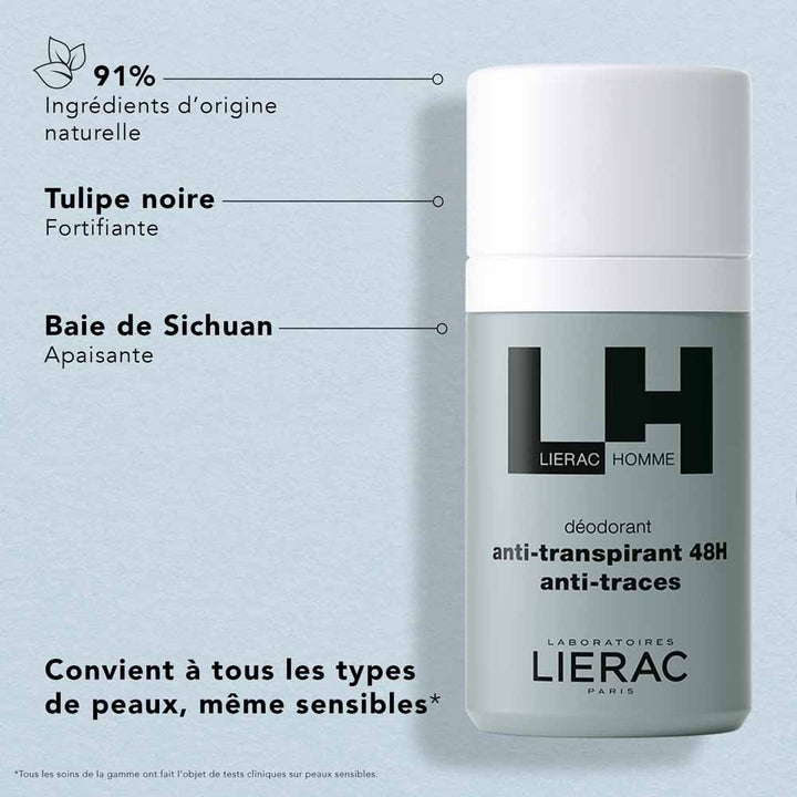 Lierac Man Father's day gift set with anti-ageing fluid + deodorant
