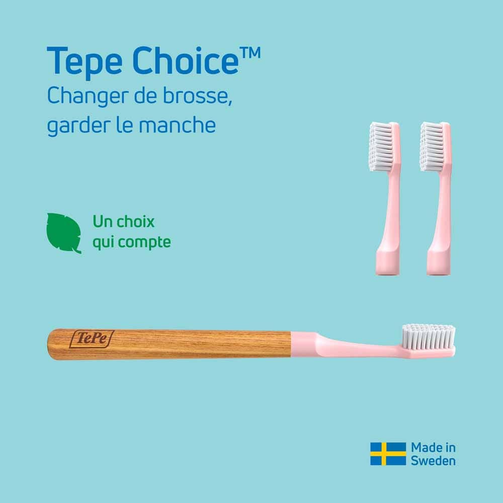 TePe Soft toothbrush with interchangeable head