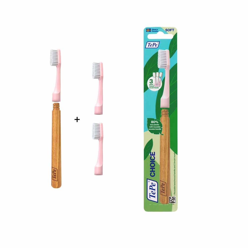 TePe Soft toothbrush with interchangeable head
