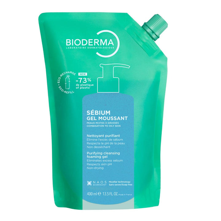Bioderma Sebium Eco Recharge Foaming Gel 400ml (13.53fl oz)