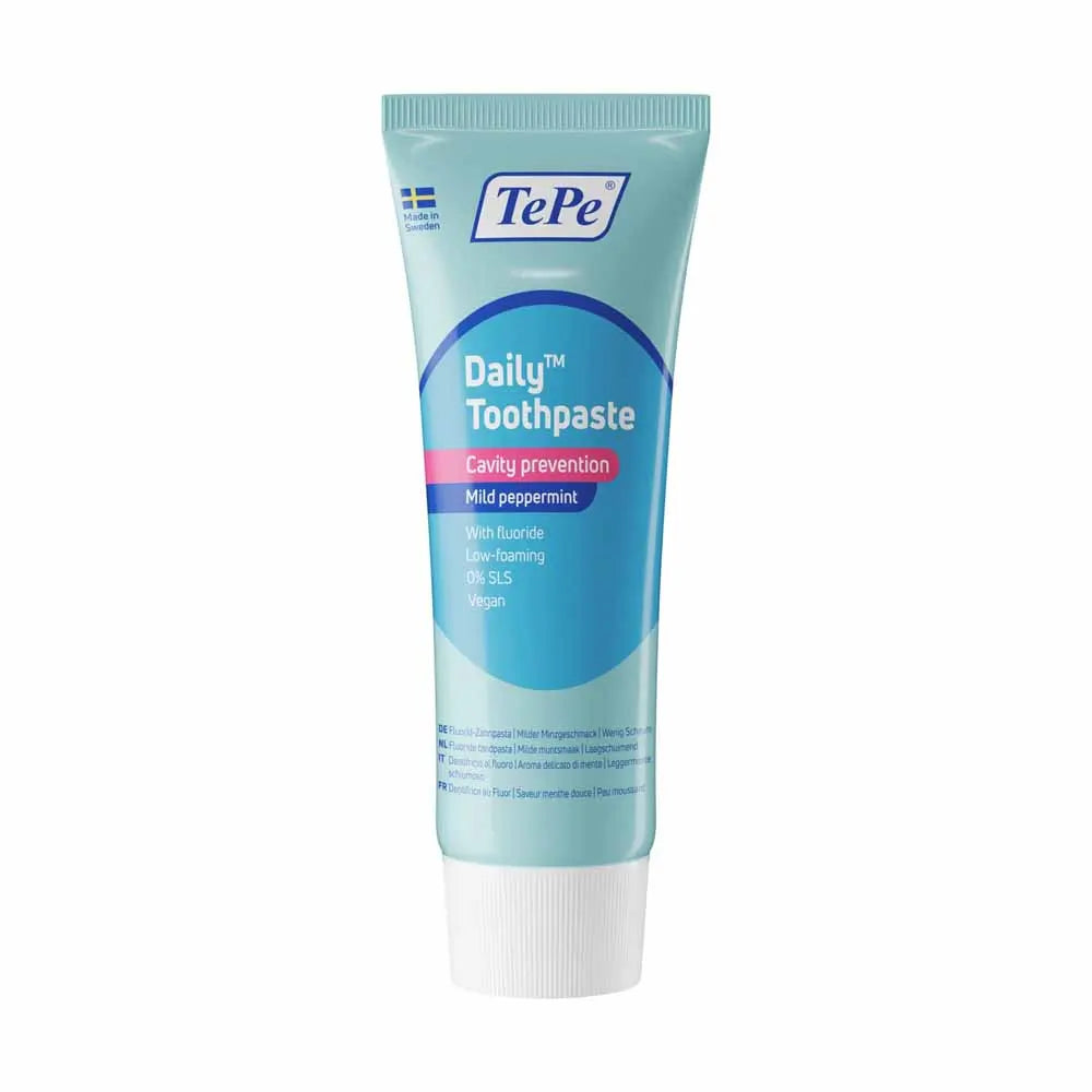 Tepe Daily Toothpaste With Fluoride From age 7 Mint flavour 75ml (2.53fl oz)