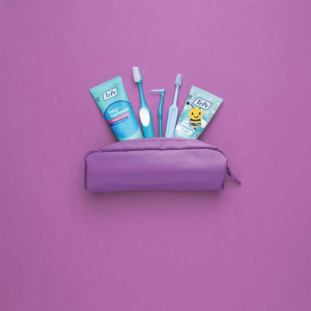 TePe Daily Toothpaste with Fluoride for babies 0–6 years, neutral flavour 50 ml (1.69fl oz)