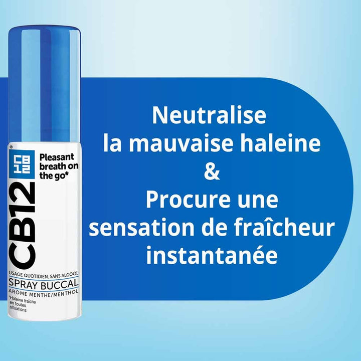 Cb12 Mint Spray Arôme Menthe 15ml (0.51fl oz)