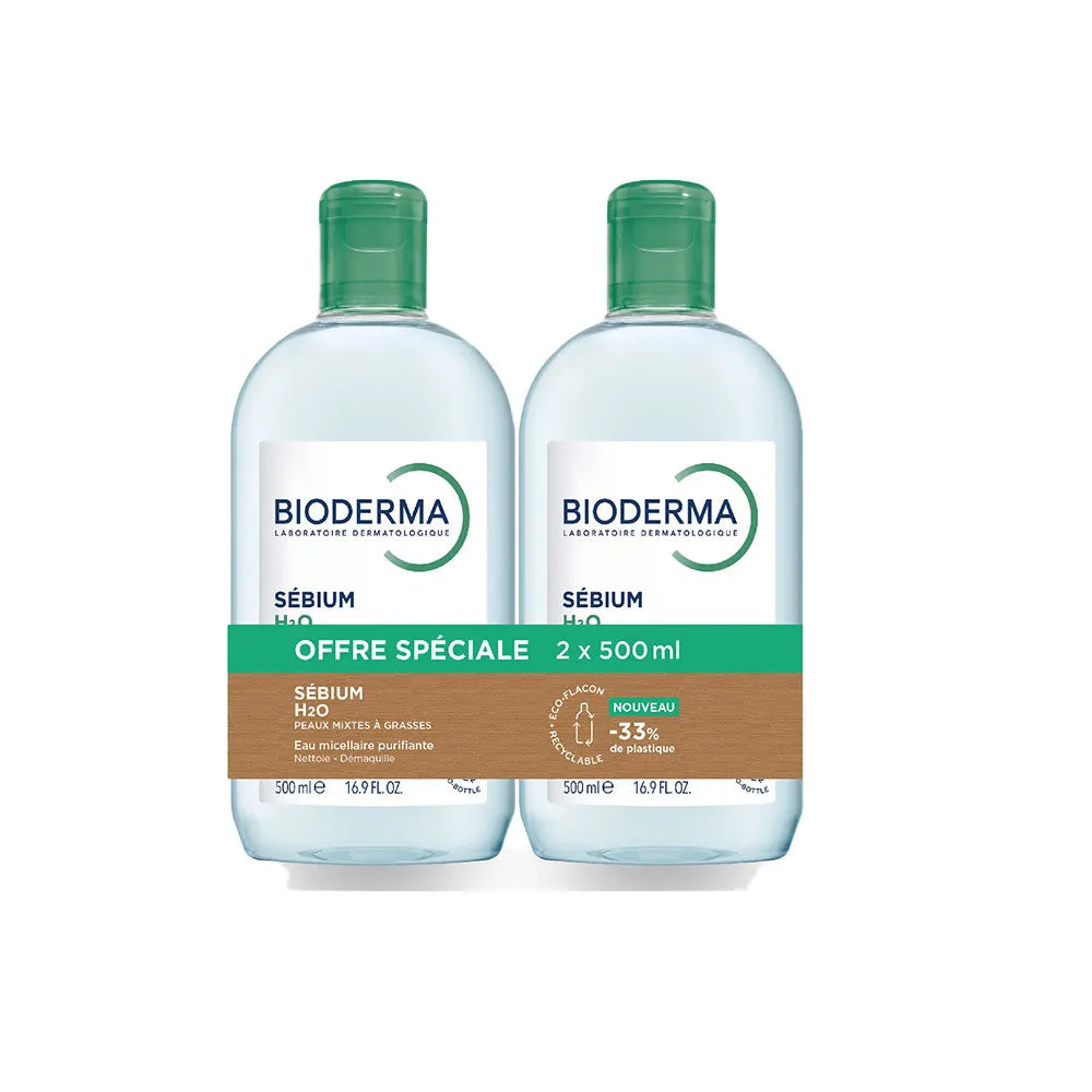 Bioderma Sebium H2O Purification de la solution de micelle nettoyante pour combinaison à la peau grasse
