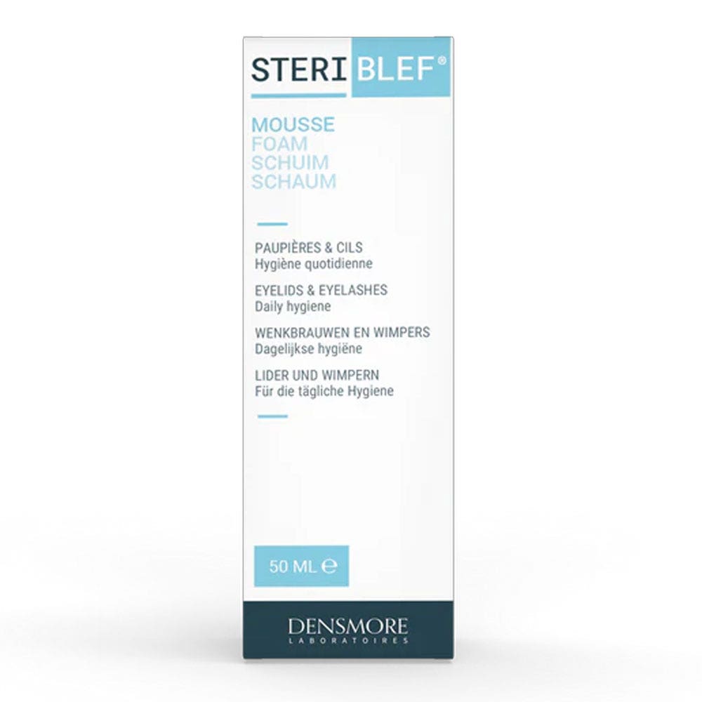 Densmore Steriblef foaming eyelid and lash cleanser 50ml (1.69fl oz)