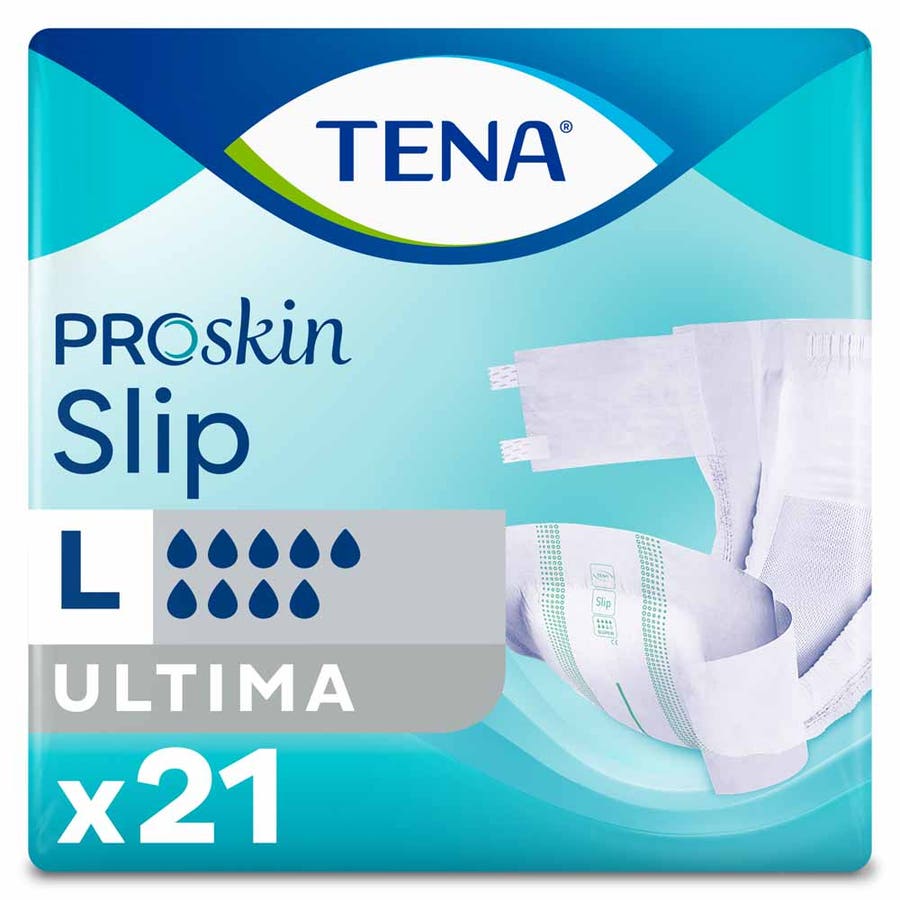 Tena Slip Ultima large complete changes 21 units