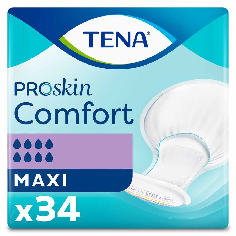 Tena Comfort ProSkin Maxi Anatomical Protection 2 x 34 units