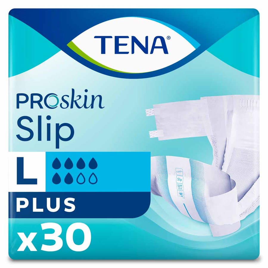 Tena Slip ProSkin Plus large all-in-one changes 30 units