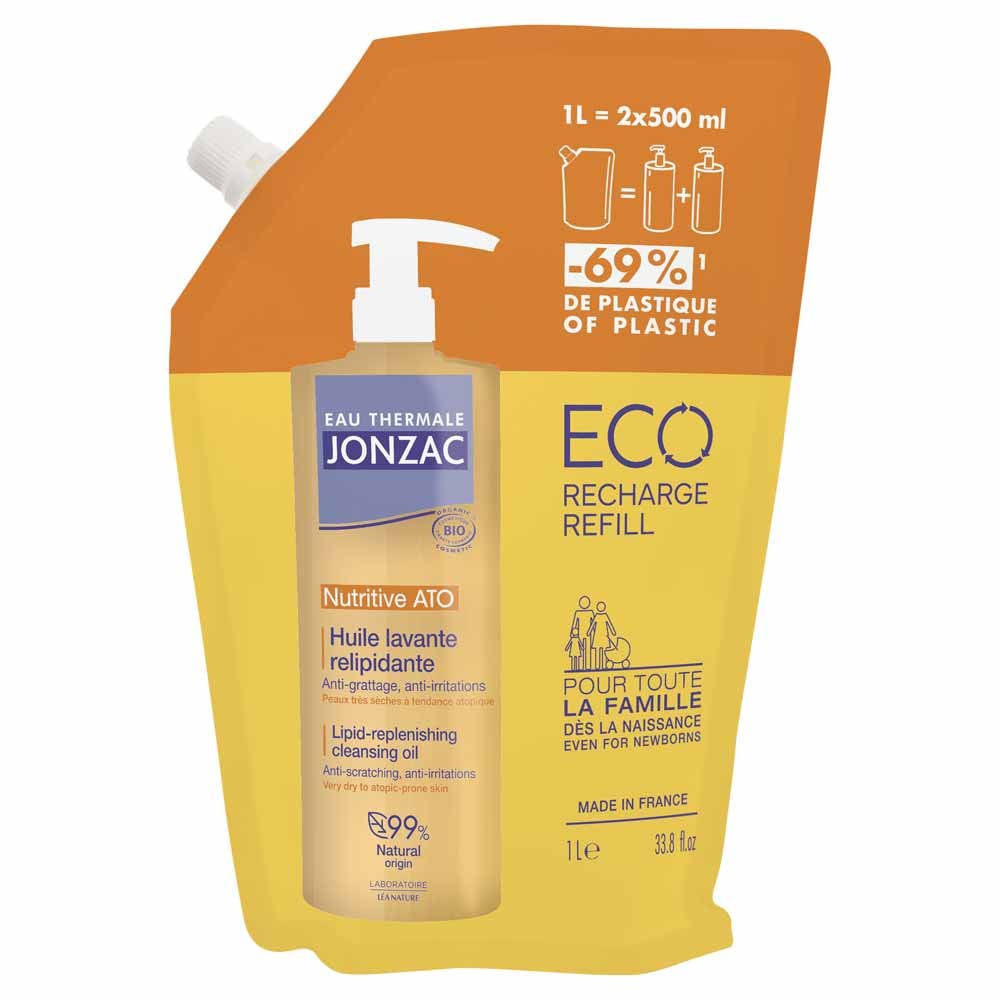 Eau thermale Jonzac Cleansing and replenishing shower oil 1000 ml (33.81fl oz)