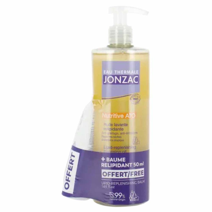 Eau thermale Jonzac Duo Cleansing Oil & ATO Balm 550ml (18.60 fl oz)