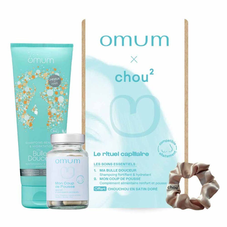 Omum Hair care gift set Omum x Chou² 200ml (6.76 fl oz) + 60 capsules