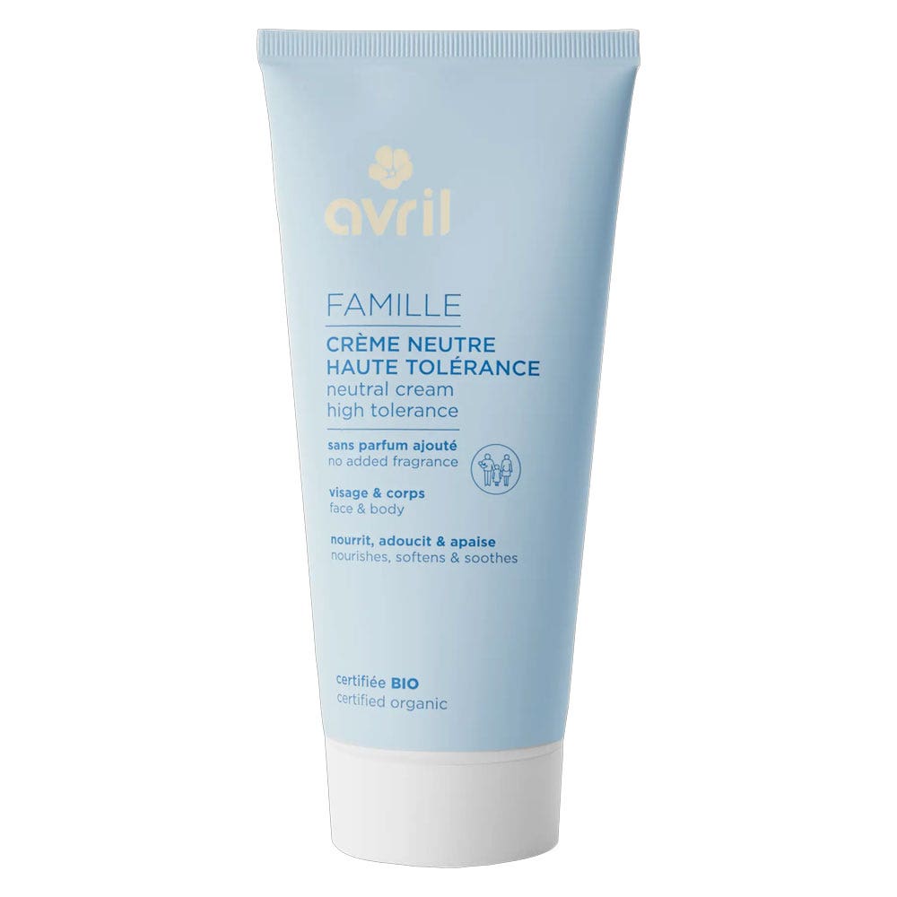 Avril High Tolerance Neutral Family Organic Cream face and body 200 ml (6.76fl oz)