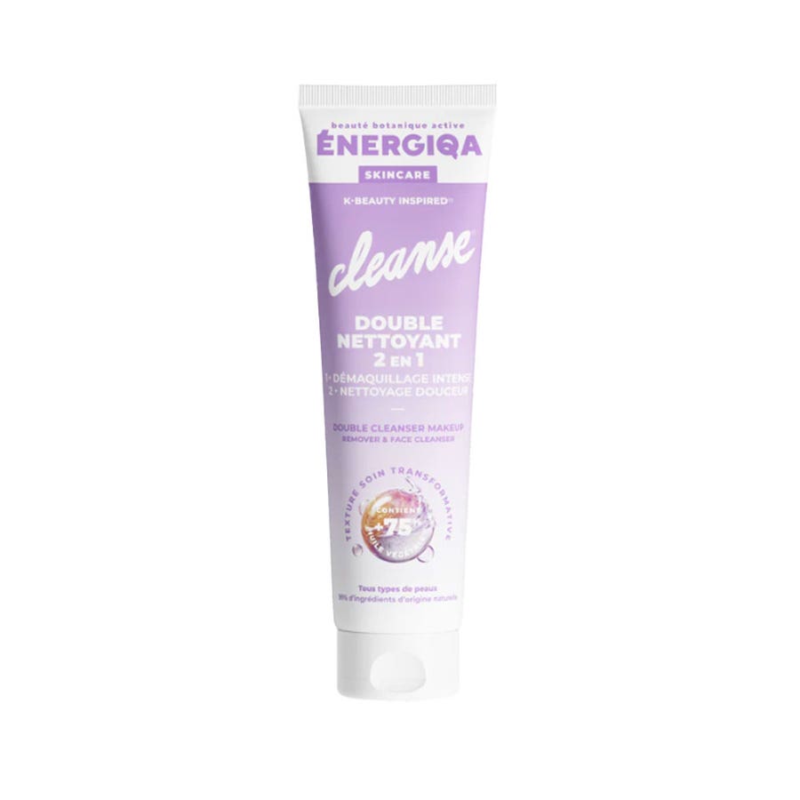 Energiqa 2-in-1 cleansing face wash 140ml (4.73 fl oz)