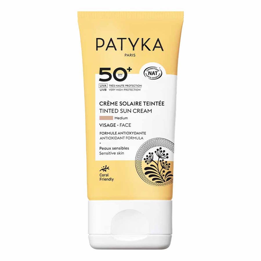 Patyka Sunscreens Tinted Sunscreen SPF50+ Medium suitable for all skin types 40ml (1.35 fl oz)