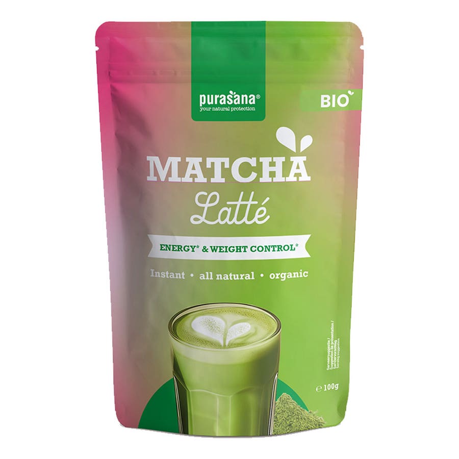 Purasana Instant matcha latte 100g (3.53 oz)