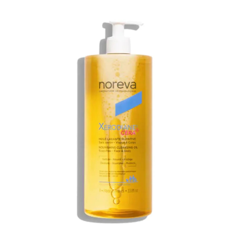 NOREVA XERODIANE AP + Nettoyage Face à l'huile et corps Dry à une peau très sèche 1L (33,81fl oz)