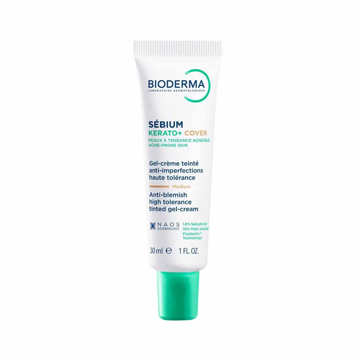 Bioderma Sebium Global Cover Intensive Purifying Care High Coverage for Acne-Prone Skin 30ml (1.01fl oz)